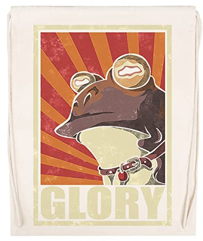 Glory! Vintage Shirt Fitnessstudio Reisen Tasche Kordelzug Beige Gym Travel Bag
