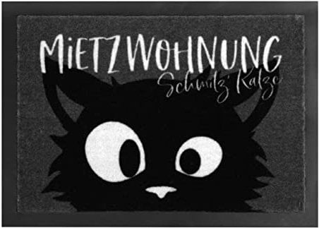Ralf Schmitz Fußmatte - Mietzwohnung Hildegard Türmatte Schmitz' Katze 39 x 58 cm
