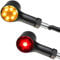 ToXx LED Mini Rücklicht Bremslicht Blinker Bull schwarz getönt e-geprüft Motorrad Quad Roller