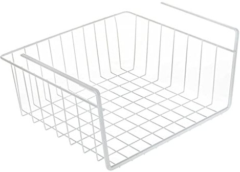 SIDCO Hängekorb Schrankkorb Metall Regalkorb Aufbewahrungskorb Organizer Körbchen 30 cm