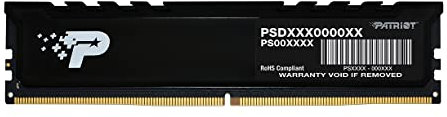 Patriot Signature Premium DDR5 RAM 16GB (1X16GB) 5600MT/s CL46 UDIMM W/HS Desktop Memory Module - PSP516G560081H1