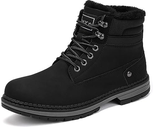 Ahico Stivaletti Uomo Trekking Stivali Invernali Caldo Scarponcini Esterno Antiscivolo Ankle Boots Moda Scarpe