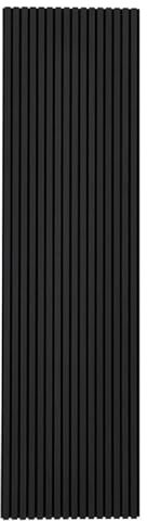 Tile Fort Acoustic Wall Panels - Real Wood Oiled Oak 3D Wall Panels | Slat Wall Panelling for Home | Wood Panels for Walls MDF Core | Acoustic Panels Wood Wall Cladding | 240cm (Black Oak)