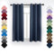 Yoosing VerdunklungsvorhäNge 1er Set, H300 x B200cm Thermovorhang KäLteschut mit öSen, Curtains Living Room, Blickdichte VorhäNge, Akustikvorhang, für Schlafzimmer Wonhzimmer Büro Dunkelblau-2