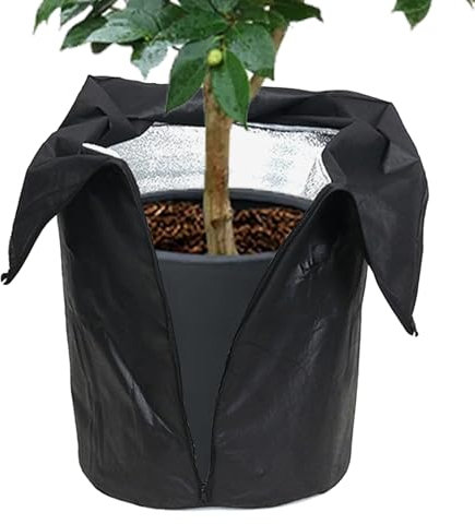 Goldyida Housses de Protection hivernale pour Plantes en Pot Housse Hivernage Plante Sac de Protection de Pot de Fleur Pot Plante Protection Hivernale pour Plantes Sac Anti-Gel pour Plantes en Pot