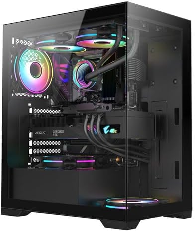 Fierce Gaming PC - Intel Core i9 12900KF 3.2-5.1GHz,RTX 4070 SUPER 12GB,32GB RAM 3200MHz,1TB NV3 M.2 NVME SSD,750W PSU, Liquid Cooler,Windows 11
