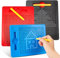 Faccito 3 Stück Magnetische Zeichenbretter Stahlkugel Kritzel Tafel mit Stift Magnet Zeichenblock für Kinder Malen Schreiben Pädagogische Geschenke, 3 Farben