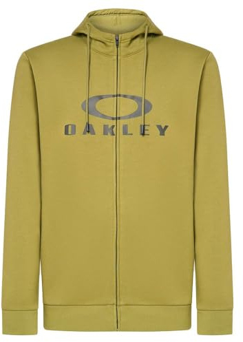 Oakley Men's Bark Full Zip Hoodie 2.0 Sweatshirt, Fern, L