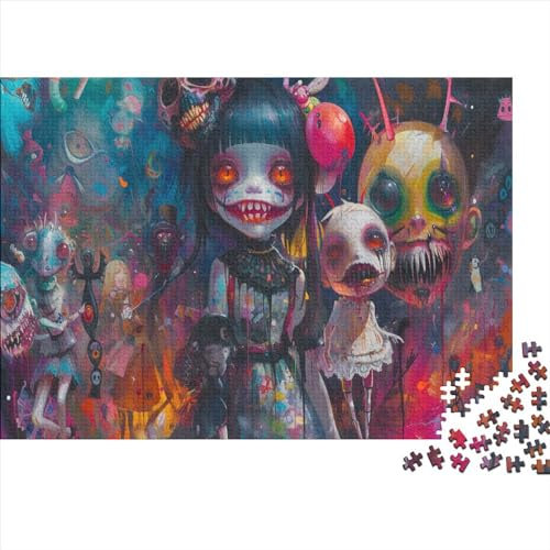 3D-Puzzle Für Erwachsene 1000 Teile Horror Movie Characters Geschenkideen Für Puzzles Für Erwachsene 1000pcs (75x50cm)