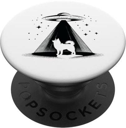 Finnish Spit Mom Dad Dog - Funny Alien UFO PopSockets Swappable PopGrip