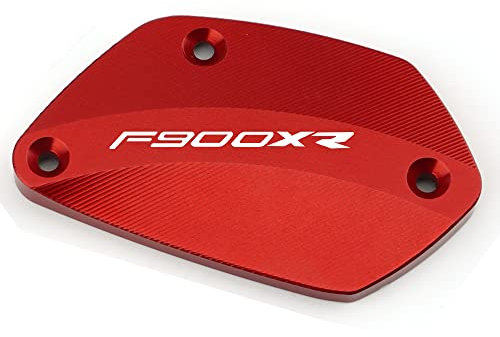 YIJIEBAO Motorrad Bremsflüssigkeitsbehälter vorne CNC Tankdeckel Ölbecherdeckel FIT for BMW F900R F900XR F900 R XR F 900R 900XR 2020-2022(F900XR Red)
