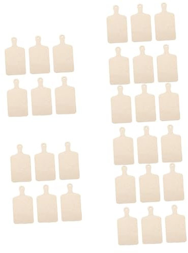 Anneome 5 Set Di Taglieri in Legno Mini Tagliere Con Manico Tagliere Vuoto Per Formaggi E Carni 6 Pezzi * 5