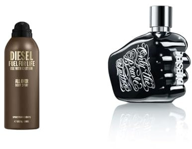 Diesel Fuel for Life Body Spray 200ml + Diesel Only the Brave Tattoo Eau de Toilette 50ml