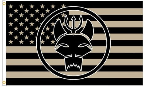 Bandiera con emblema della marina, per bandiera della squadra US Seal Team, decorazione per interni ed esterni, 90 x 150 cm