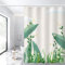 Duschvorhang Gras Grün Beige Badevorhang Polyester Duschvorhang Stoff Anti Schimmel Shower Curtains Waschbar Duschvorhänge mit 12 Duschvorhangringen Duschvorhang für Badewanne 120x180cm