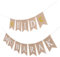 Generisch 1 Satz Festliches Banner Wandbehang Platte Mittelstücke Adventskalender Hajj Partydekoration ramadan dekoration Design-Banner zum Thema Ramadan Eid-Party-Anhänger betäuben Khaki