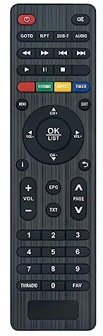 Ersetzte Fernbedienung Passend für Xoro HRS/HRK/HRT Receiver HRS-8559 HRS-8560 HRK-7659 HRM-7619 HRT 7620 HRS-8564 HRS-8625 HRS-8656 HRS-8680-PVR HRS-8658 HRS-8659 HRS-8660 HRK-7618