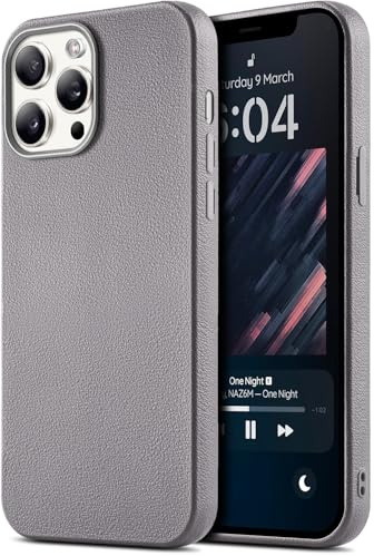 BEZ Phone Case for iPhone 13 Pro Case, Soft TPU Ultra-Slim Protective Cover for iPhone 13 Pro, Shockproof, Anti-Scratch, Gray