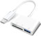 Lector 3 en 1 USB C, Adaptador USB C para SD, Card Reader Micro SD Tipo C a USB-A, Lector de Tarjetas Memoria Compatible con iPhone 15, iPad, MacBook, Huawei, Xiaomi, Samsung, Plug and Play, 480 Mbps