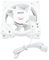 XUMIUZIY Ventilador de Casos de 80 Mm -PWM, Velocidad de 800-2500 Rpm de Control de Temperatura Inteligente Profesional MFDB Warehouse Comprimido PWM Ventilador para PC para PC (WHITE)