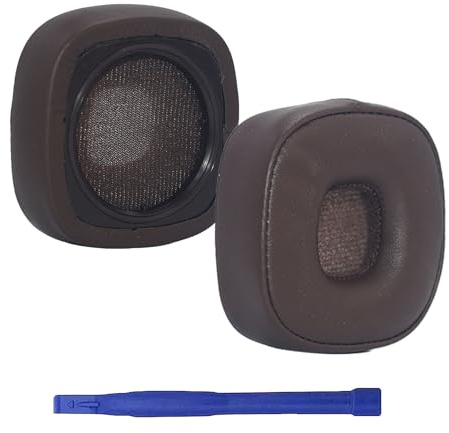 Umvowuxa Major V Ear Pads, Replacement Ear Pads for Marshall Major V Headphones, Memory Foam and Protein Leather Material, Comfortable and Soft, Sound Insulation and Noise Reduction (PL/Brown)