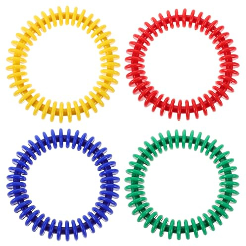 Supvox 4er-Set Tauchringe für Kinder – Schwimmspielzeug zum Tauchen, sinkend, leicht im Pool zu Finden – ideal für Sommerpartys