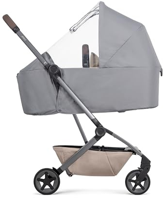 Joolz AER+/Aer2 Kinderbett-Regenschutz, transparent, winddicht und wasserdicht, Zubehör für Kinderwagen, atmungsaktives TPU & 100% RPET, PFAS-frei, schnelltrocknend, passgenau für Aer2 Babytragetasche