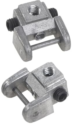 Youbones 2-Teiliges Umrüstset für Dekupiersägeblatthalter, Adapter Ohne Stift, Metallhalter für Obere/Untere Sägeblätter