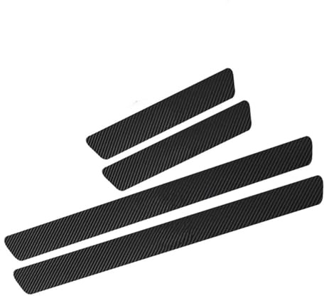 RTSMD 4 Stück Wasserdichte Carbonfaser-Aufkleber, Autozubehör Für Seat FR Für Leon Für Ibiza Für Cupra Innenverkleidung