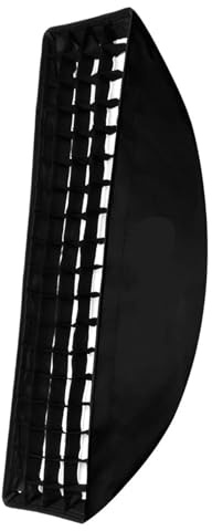 Compatible for Les Lampes à Montage Godox - Softbox rectangulaire Portable 22x90cm (9x35) avec Grille en nid d'abeille