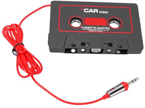 OPPWONG Car Cassette to Aux Adapter, USB C to 3.5mm Aux Jack Cassette Tape Adapter, 3.5mm Car Tape with 4 Channel Output, Compatible with All USB C Devices