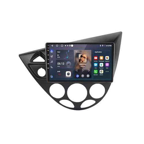 GPS Navi Auto Autoradio für Ford Fiesta 1995-2001 Focus MK1 1998-2004 Hd-Display Wireless Carplay Android Auto, WiFi & Bluetooth RDS GPS Mikrofon, 4 Kern 1G+32G