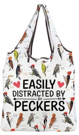 Umhängetasche Pecker Schultertasche Faltbare Tote Bag Groß Tragetasche Für Supermarkt Geburtstag Mütter 38X64Cm