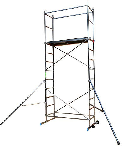 5m DIY Aluminium Scaffold Tower/Towers with 2 outriggers