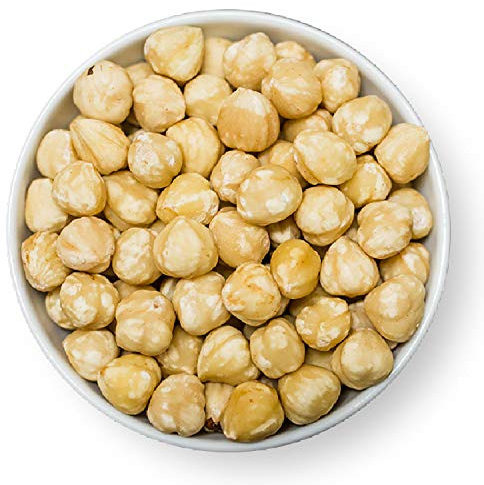 1001 Frucht - Haselnusskerne blanchiert 1000 g naturbelassen, Neue Ernte 2025, Unbehandelte gesunde Nüsse aus Italien - ganze Haselnüsse ohne Schale gentechnikfrei, Aromatische blanchierte Haselnuss