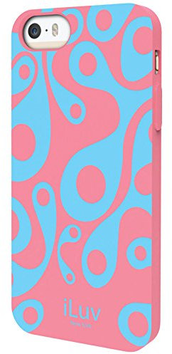 iLuv ICA7T309PNK Coque pour iPhone 5 Rose/Bleu