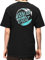 SANTA CRUZ Herren S/S T-Shirt Wave Dot Skate T-Shirt, Schwarz, Klein