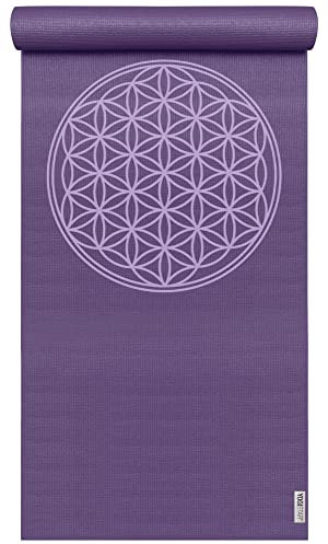 Yogamatte Yogimat® Basic - Flower Of Life Violett