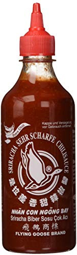 Flying Goose Chilisauce, Sriracha, sehr scharf, 455 ml Packung