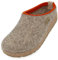 HAFLINGER Grizzly Kris Filzpantoffel Hausschuh Filzclog Torf, Gr. 46