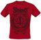 Slipknot Blurry Männer T-Shirt dunkelrot S 100% Baumwolle Band-Merch, Bands