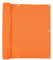 jarolift Brise Vue pour Balcon, Revêtement et Pare Vue de Balcon, Protection Contre Le Vent et Le Soleil, Étanche Á l'eau, 600 x 90 cm, (24 Oeillets) Orange