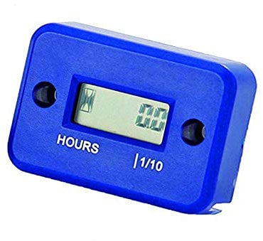 Nine Rong NR-HM006 - Contaore impermeabile induttivo, per motore a benzina, per moto, moto da cross e motoslitte, colore blu