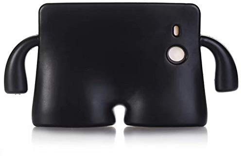 QIHANG - Cover per Samsung Galaxy Tab E 9.6, in Silicone Antiscivolo, Leggera, Resistente agli Urti, per Tablet Samsung Galaxy Tab E T560N / T561N da 9,6 Nero Nero iPad PRO 10,5