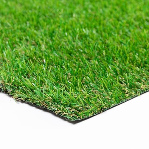 Steffensmeier Kunstrasen Wimbledon 26 mm 1.069 cm g/m² UV-beständig Smart Kollektion | Grün, Größe: 400x650 cm