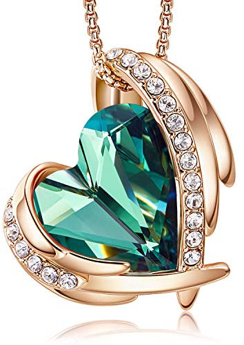 CDE Kette Damen Rosegold Herz Halskette für Frauen Schmuck mit Elegante Geschenkverpackung Valentinstags Geschenk für Sie Frau Freundin Mama Valentinstag/Party/Hochzeitstag/Jubiläum/Geburtstag