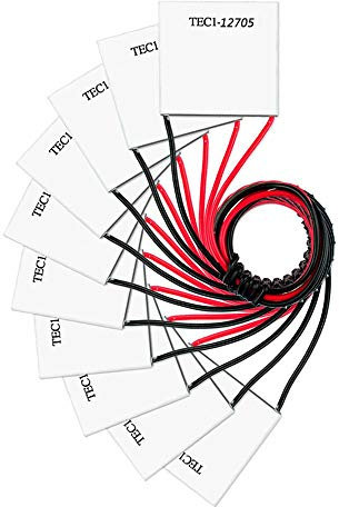 Modul 10 Stück TEC1-12705 40X40MM 12V Kühlkörper Thermoelektrisch Peltier-Effekt