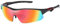 DUCO Fahrradbrille Herren und Damen Sportbrille Outdoor Sonnenbrille für Sportler mit 5 austauschbare Gläser UV400 0020 (SCHWARZ)