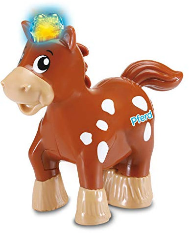 VTech- Animal en Peluche, 80-544004, coloré