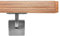 Handlauf Holzhandlauf VKT 42 x 42 mm Wandhandlauf Multiplex Birke Halter eckig 40 cm 2 Halter